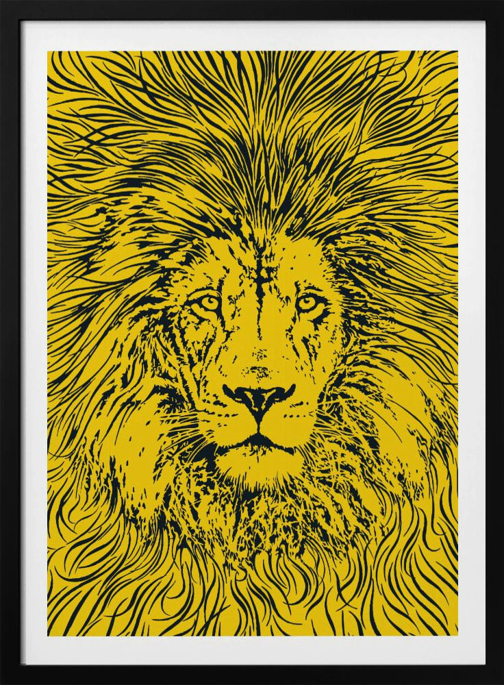 Lion Portrait – King of the Beasts | Poster