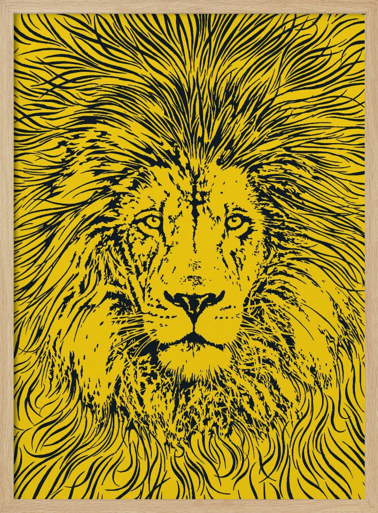 Lion Portrait – King of the Beasts | Poster