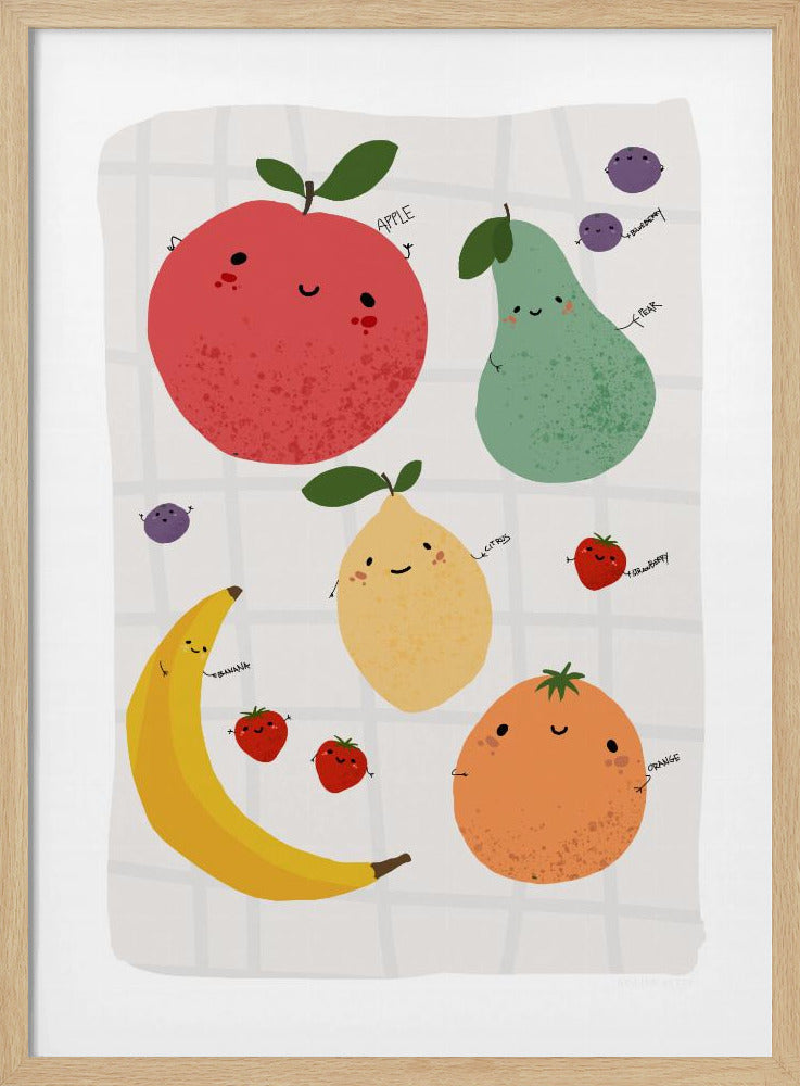 Fruit Kidsposter | Poster
