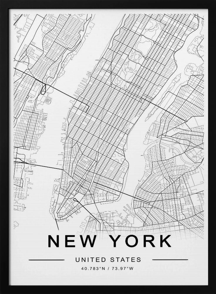 New York Map | Poster