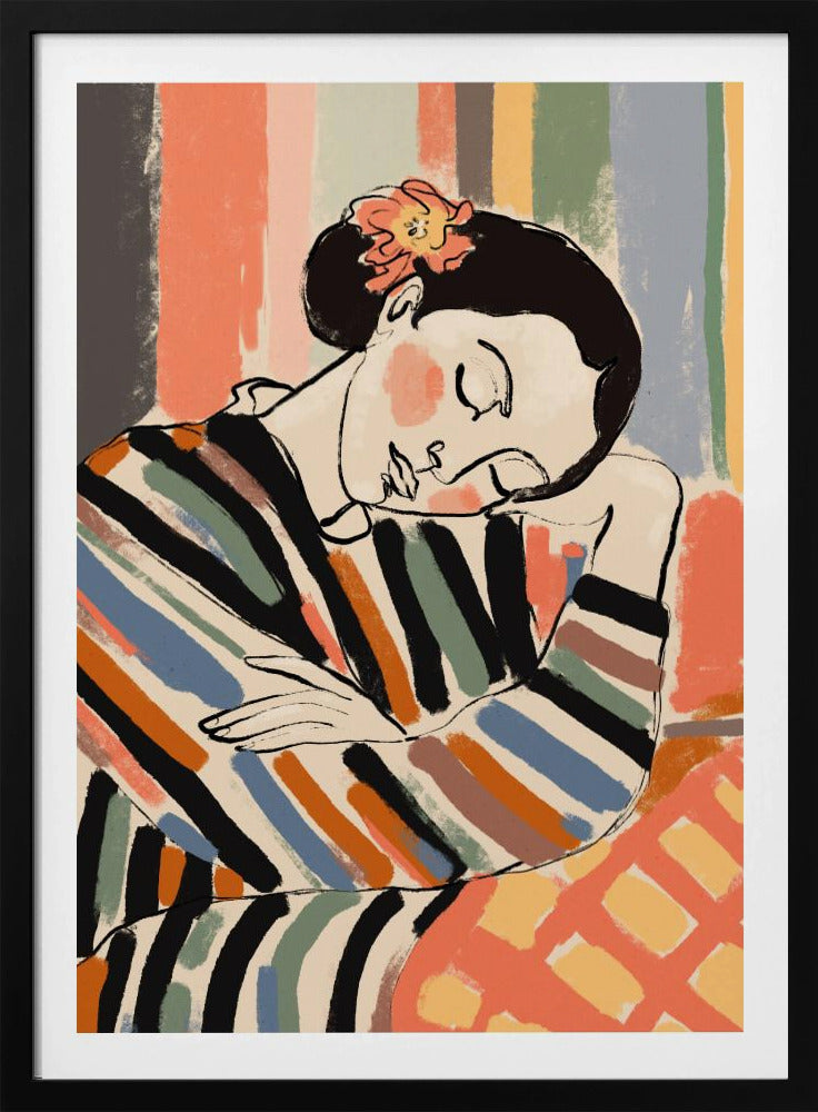 Striped Serenity | Poster