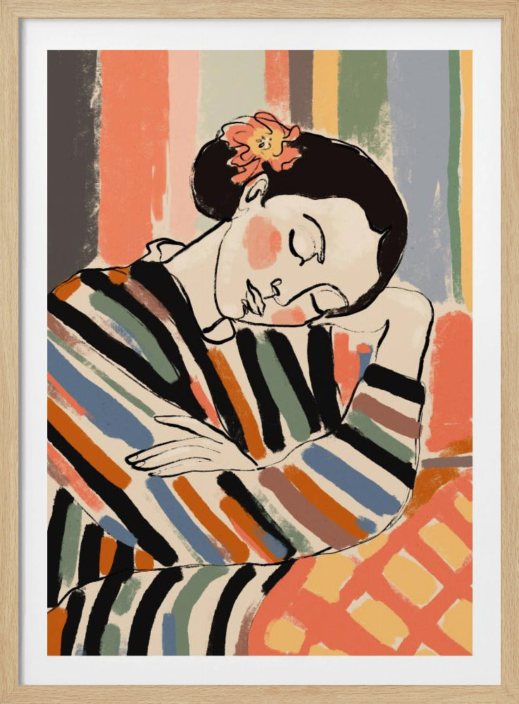 Striped Serenity | Poster