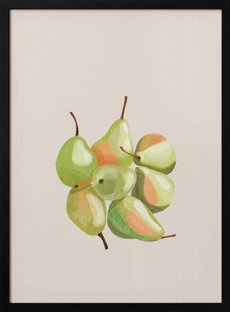 Seven pears | Poster