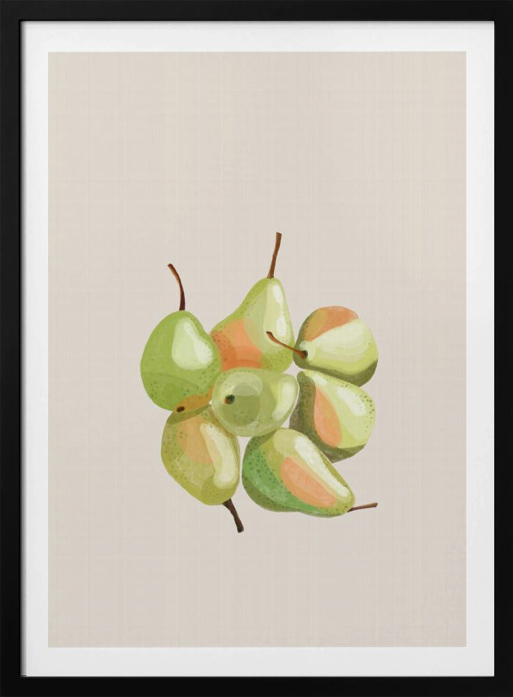 Seven pears | Poster