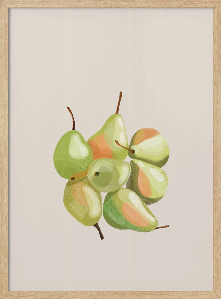 Seven pears | Poster