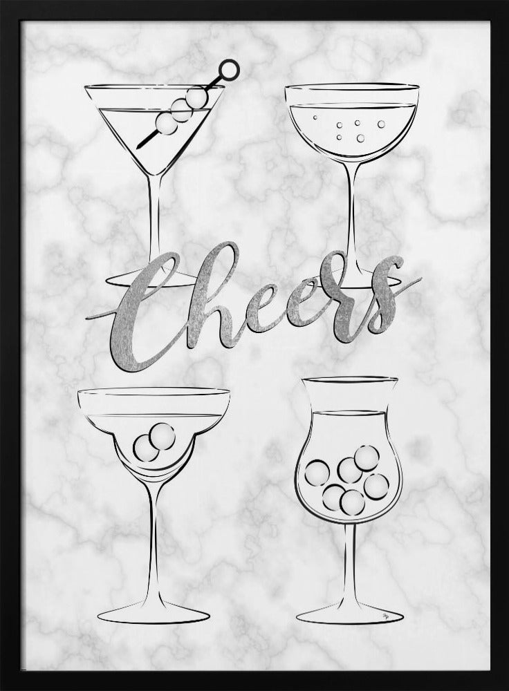 Cheers Cocktails | Poster