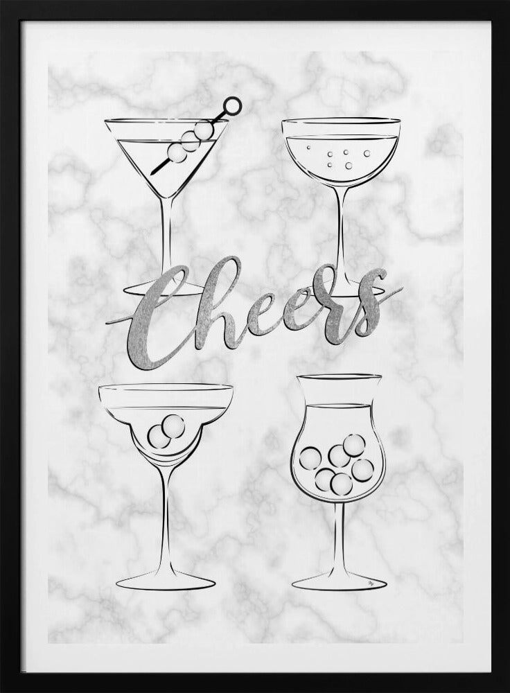 Cheers Cocktails | Poster
