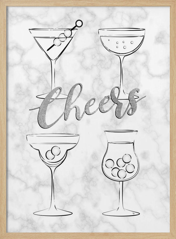Cheers Cocktails | Poster