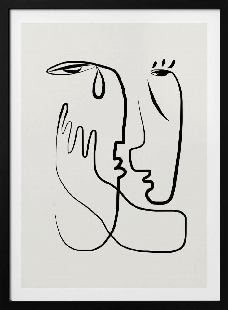 Don't Cry Line Art | Poster
