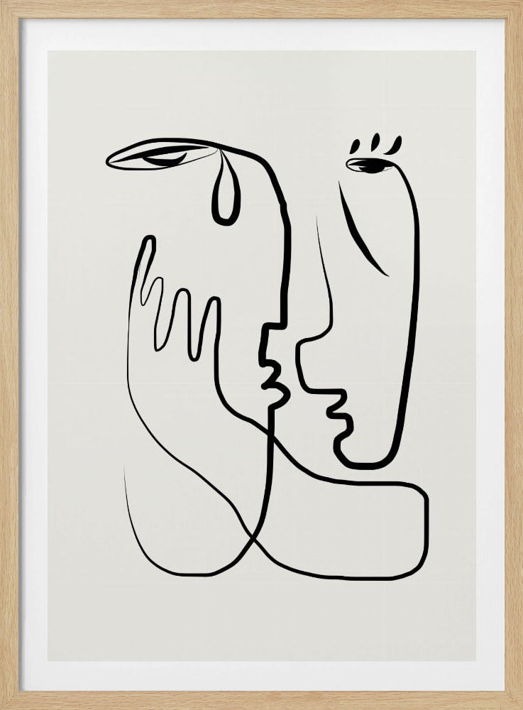 Don't Cry Line Art | Poster