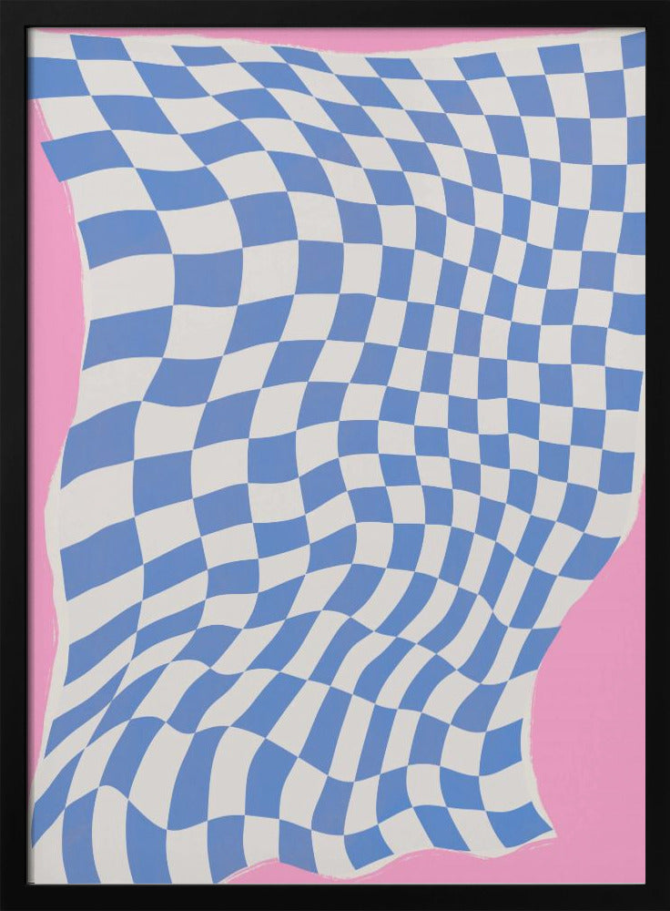 Wavy Checkered Dream | Poster