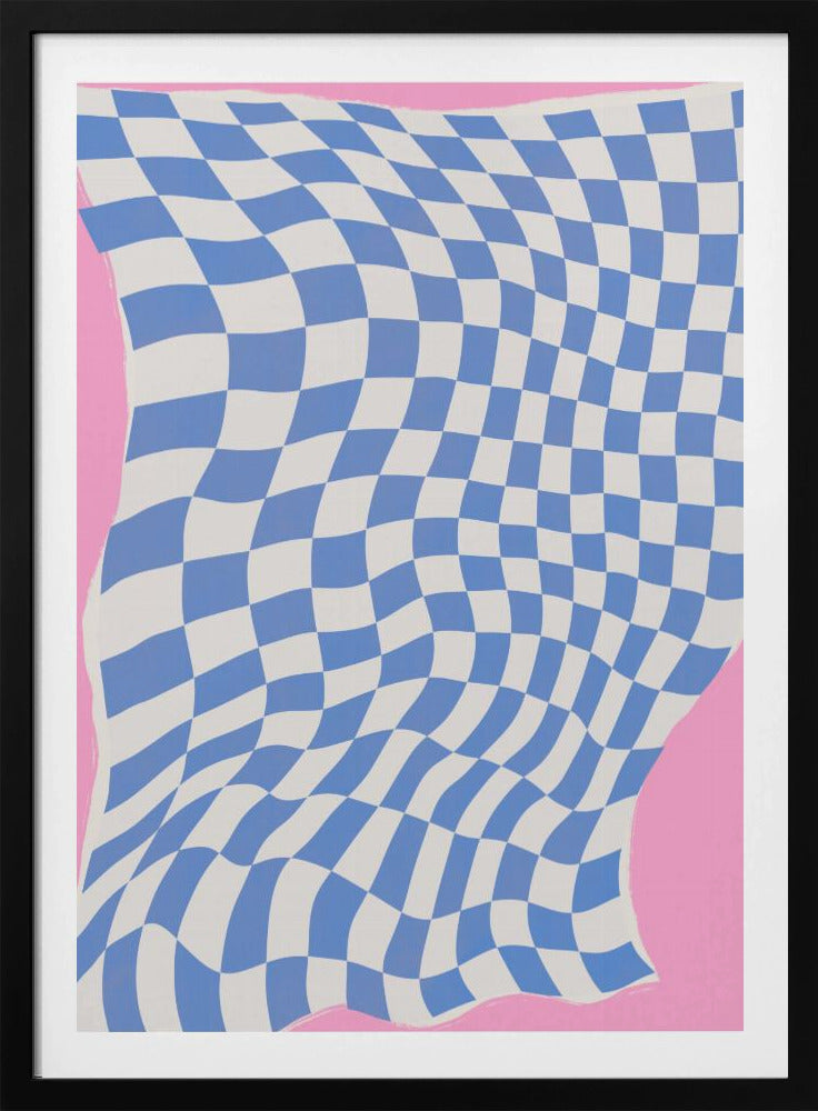 Wavy Checkered Dream | Poster