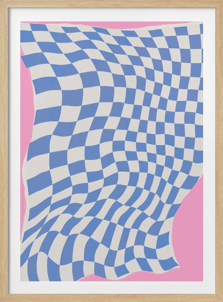 Wavy Checkered Dream | Poster