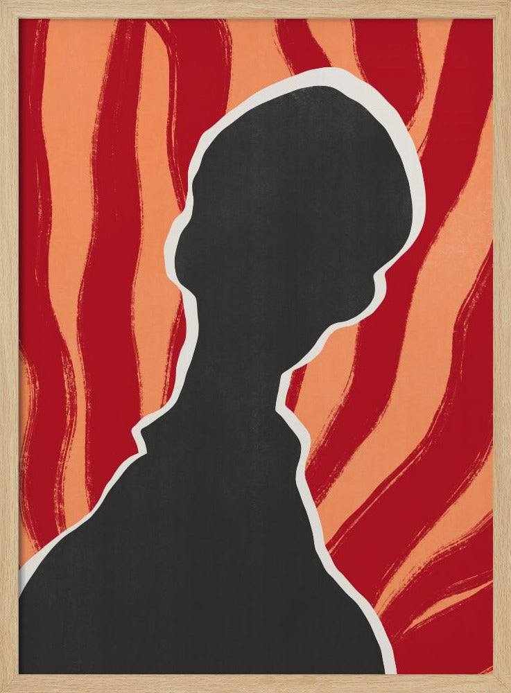 Anonymous Portrait In Heat | Poster