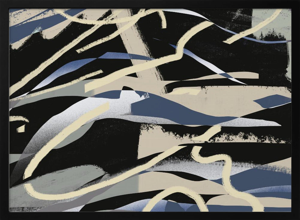 Abstract mountain range | Poster
