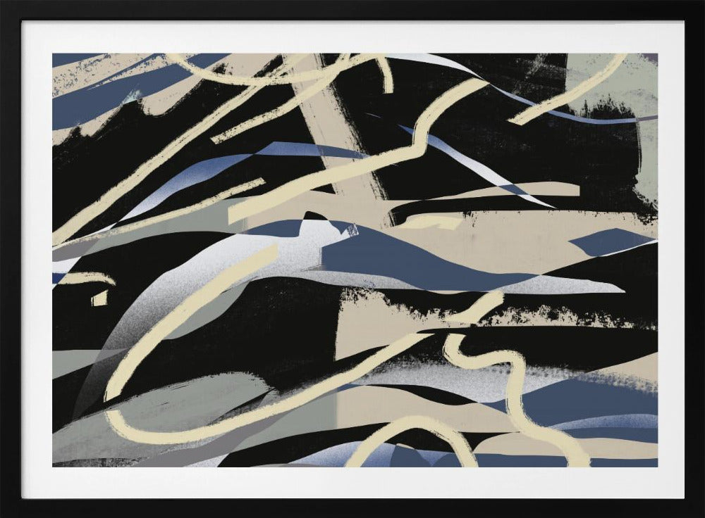 Abstract mountain range | Poster