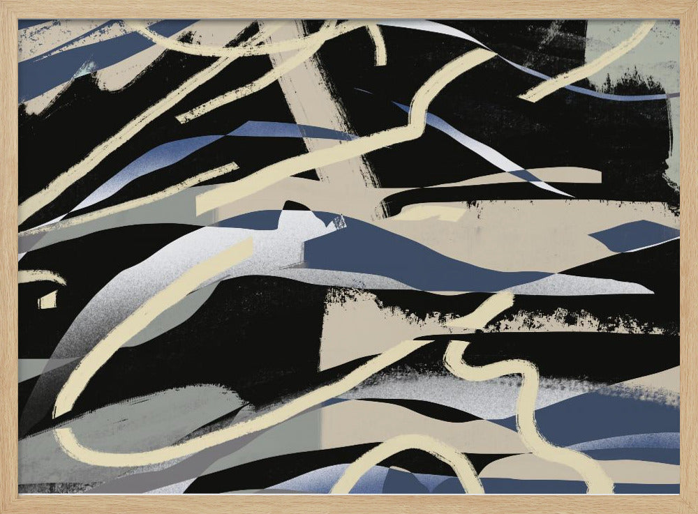 Abstract mountain range | Poster
