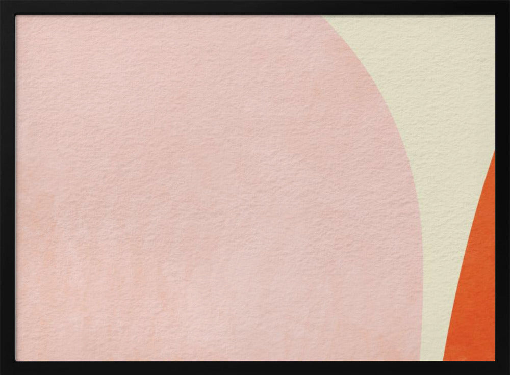 Warm Pastel Geometry | Poster