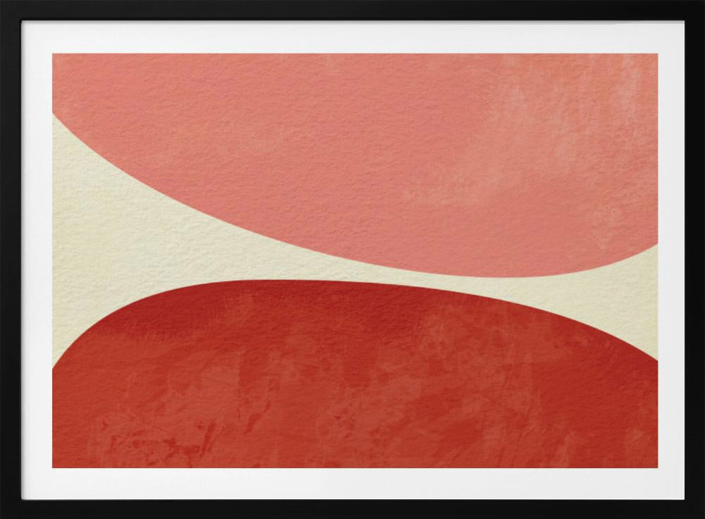Warm Pastel Geometry | Poster