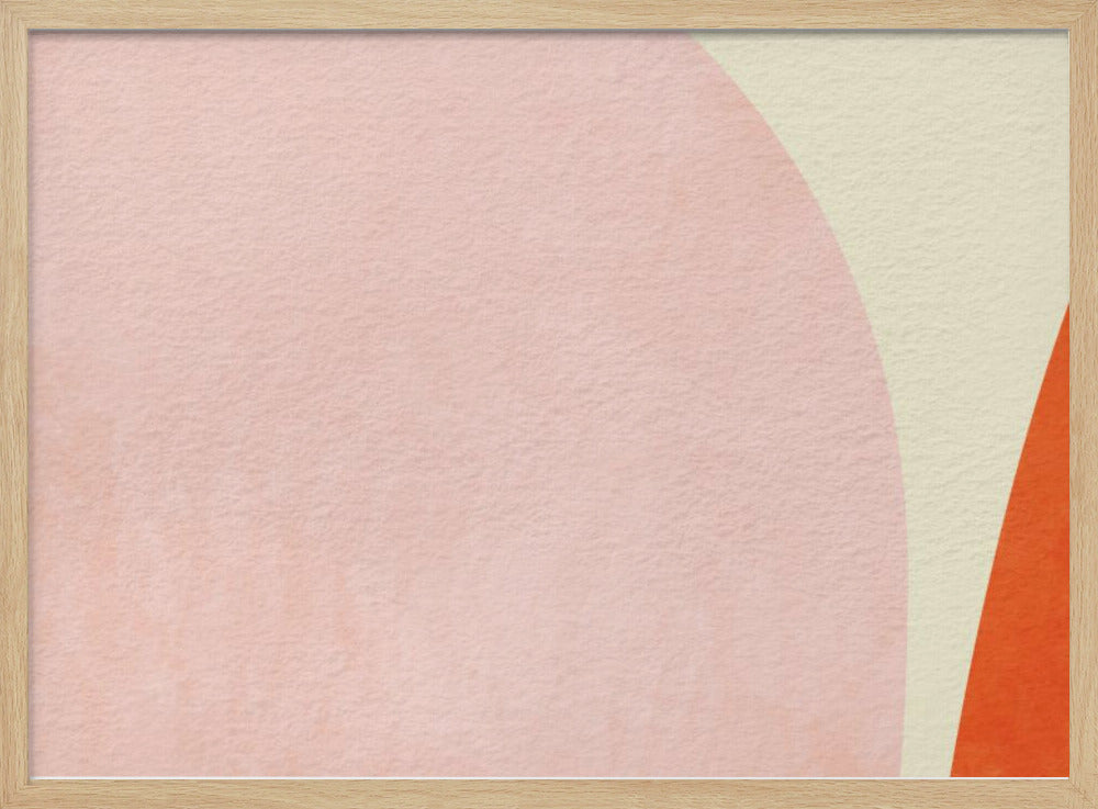 Warm Pastel Geometry | Poster