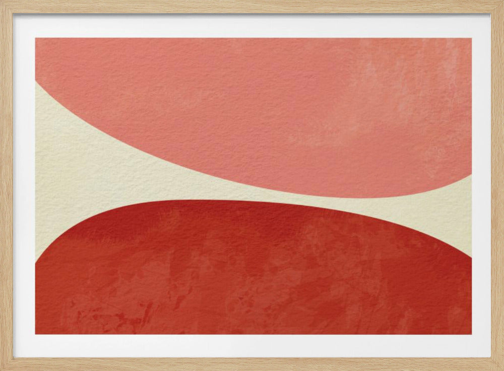 Warm Pastel Geometry | Poster
