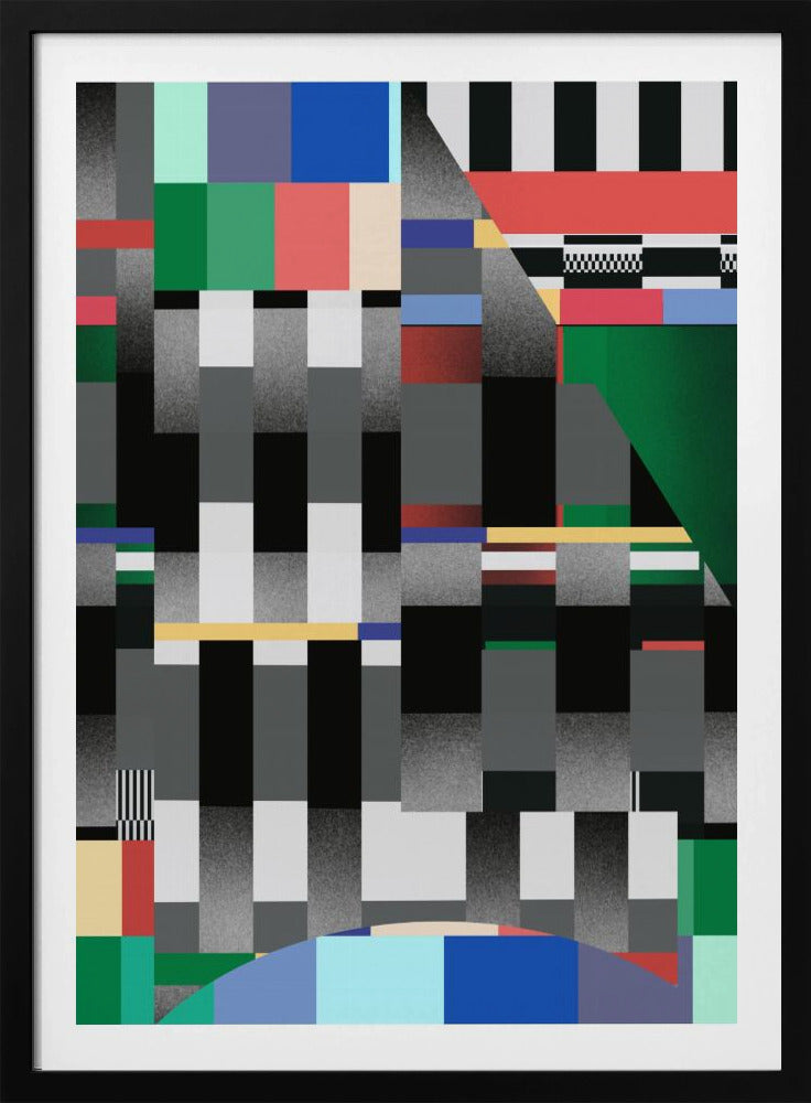 Glitch abstract artwork 01 | Poster