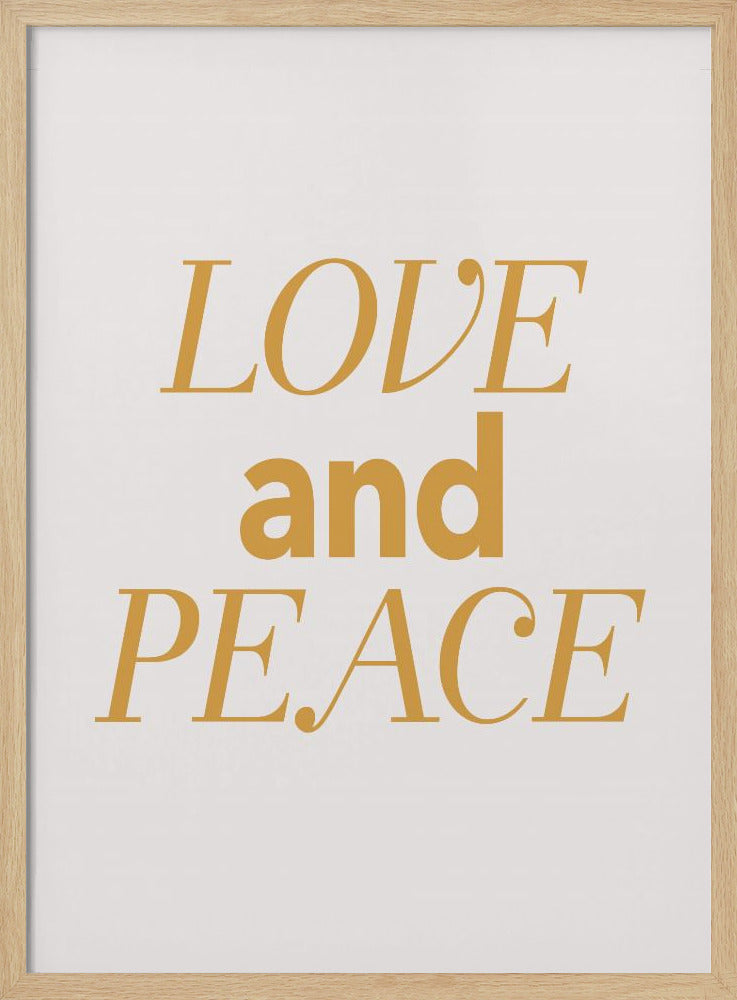 Love and Peace | Poster