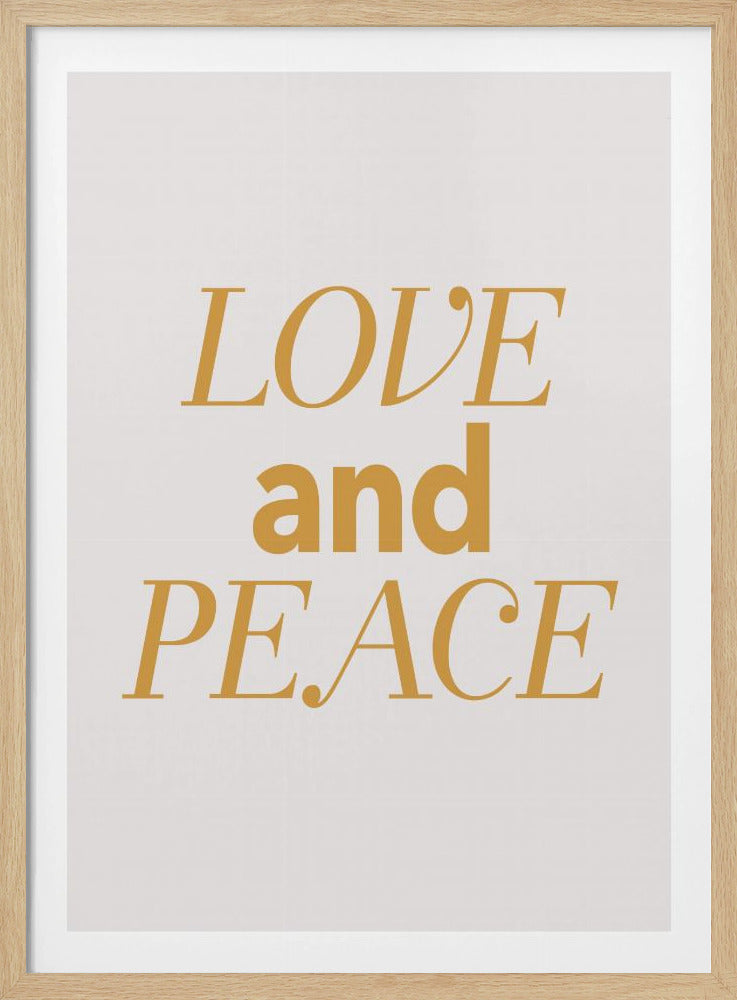 Love and Peace | Poster
