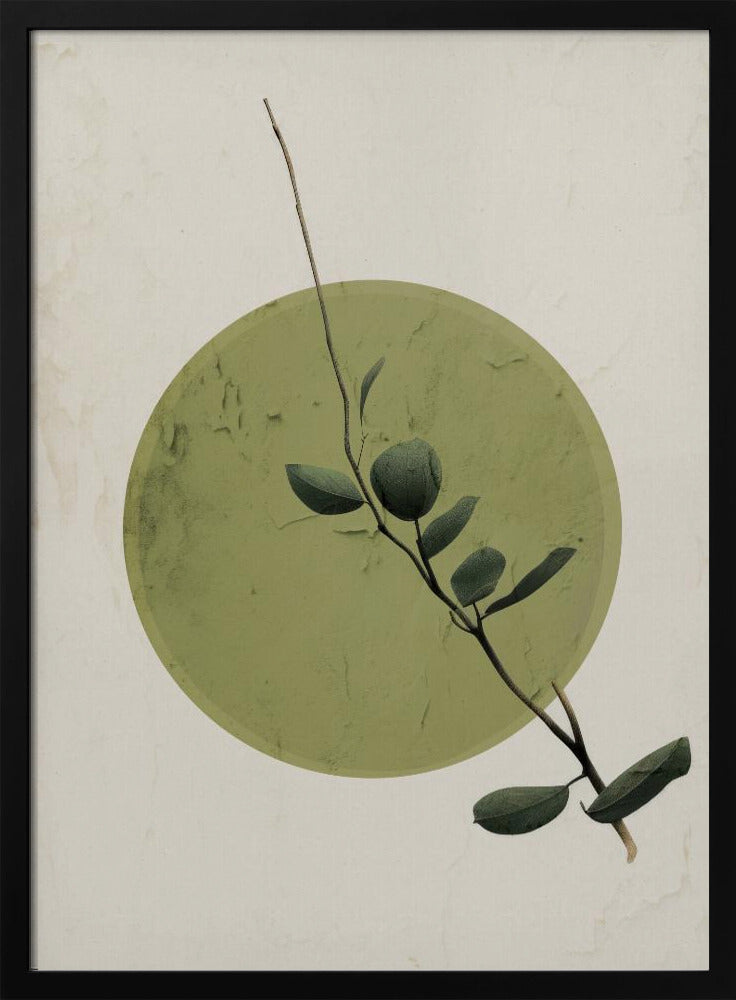 Green Serenity Circle | Poster