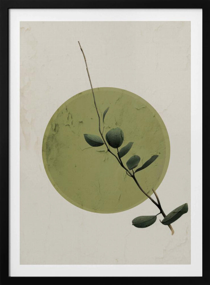 Green Serenity Circle | Poster