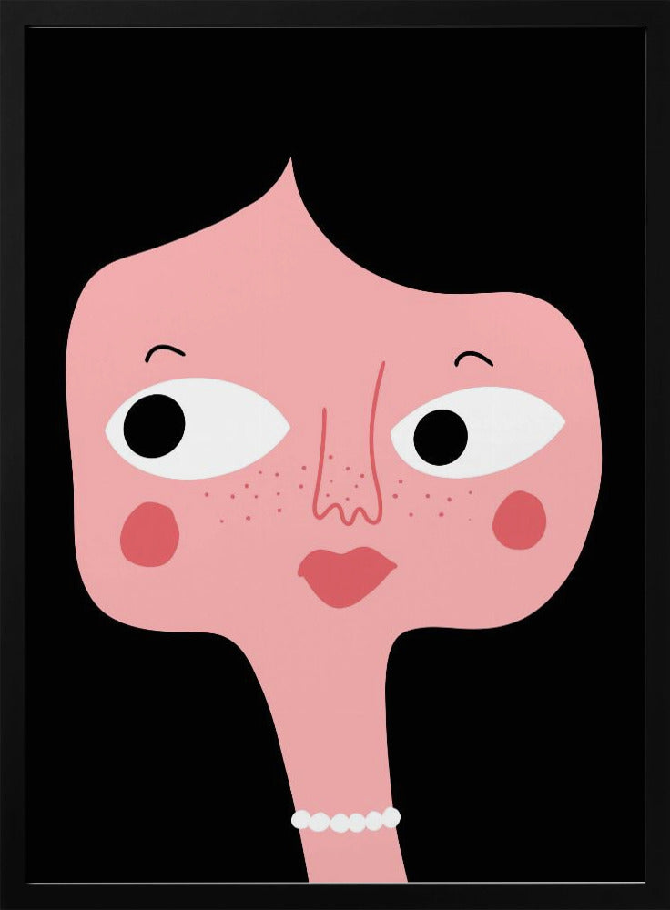 Quirky Pink Face | Poster