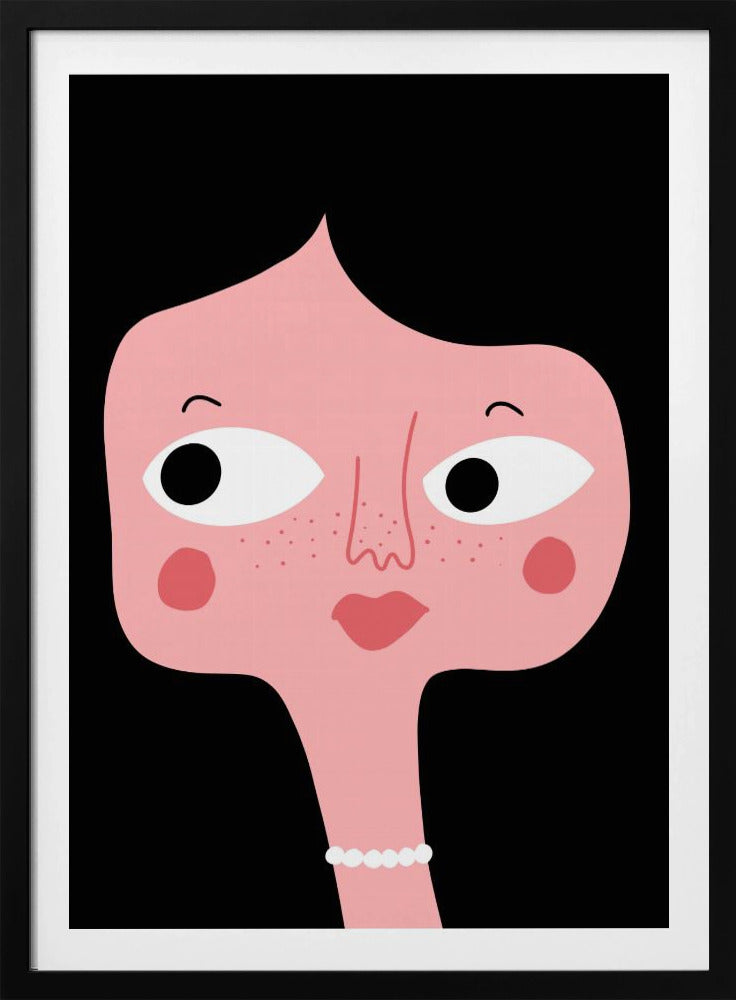 Quirky Pink Face | Poster