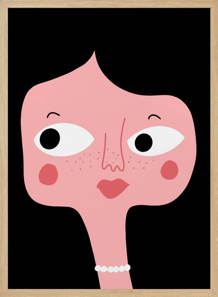 Quirky Pink Face | Poster