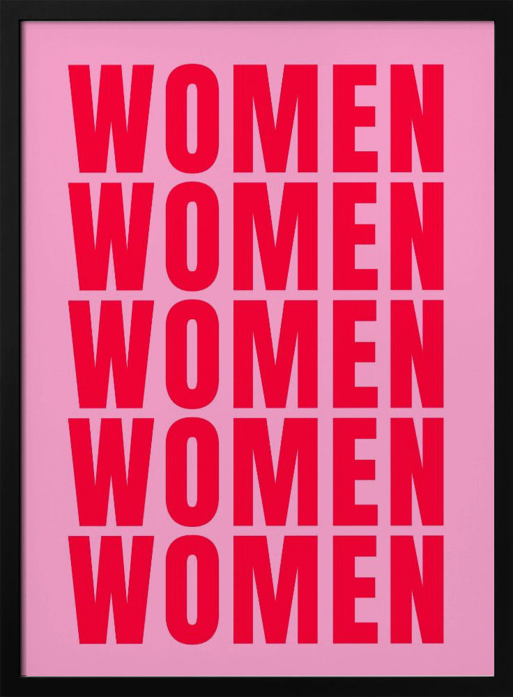 Bold Repeat: Women | Poster