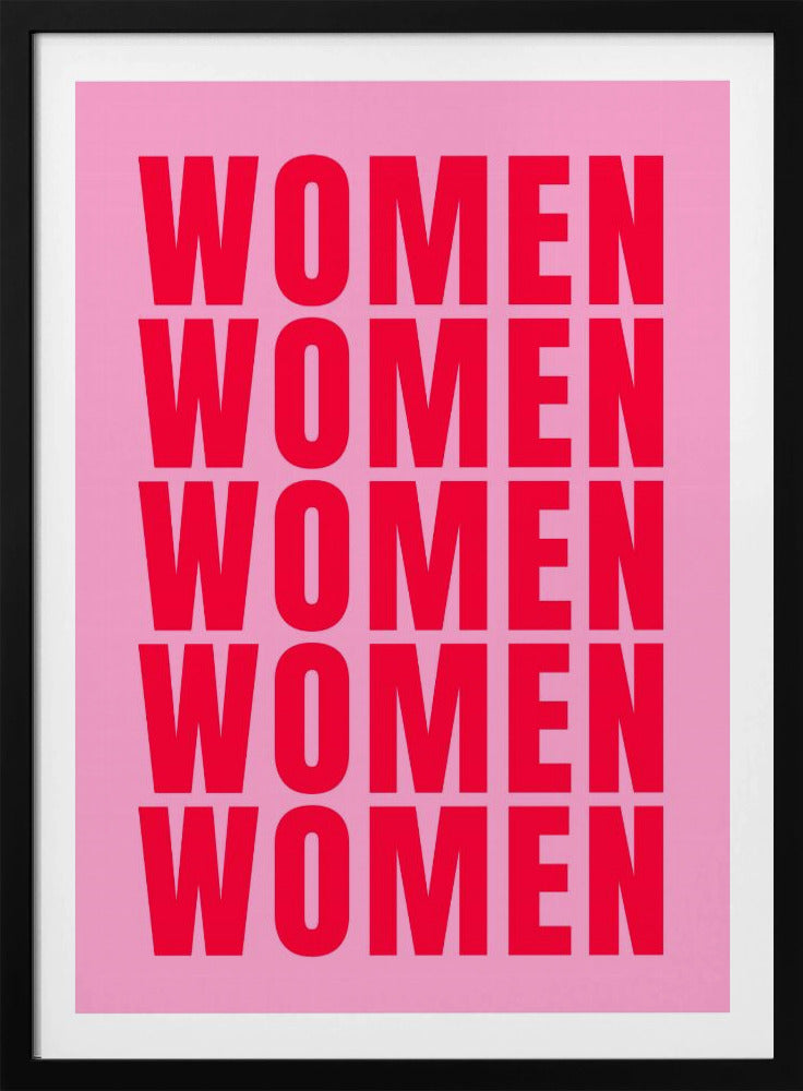 Bold Repeat: Women | Poster