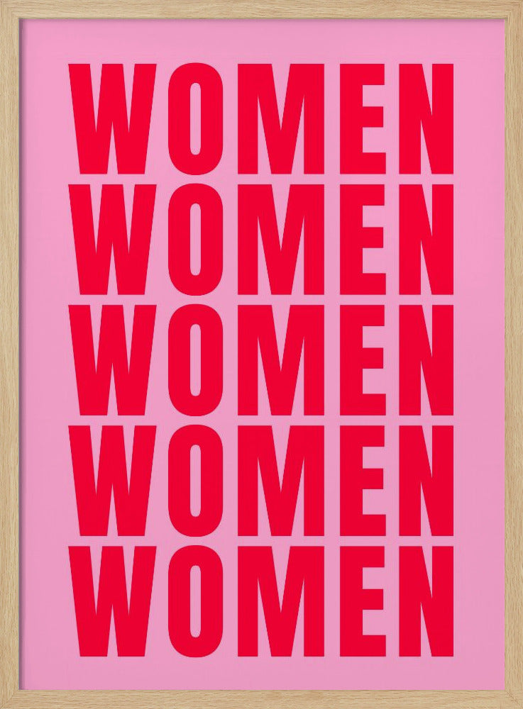 Bold Repeat: Women | Poster