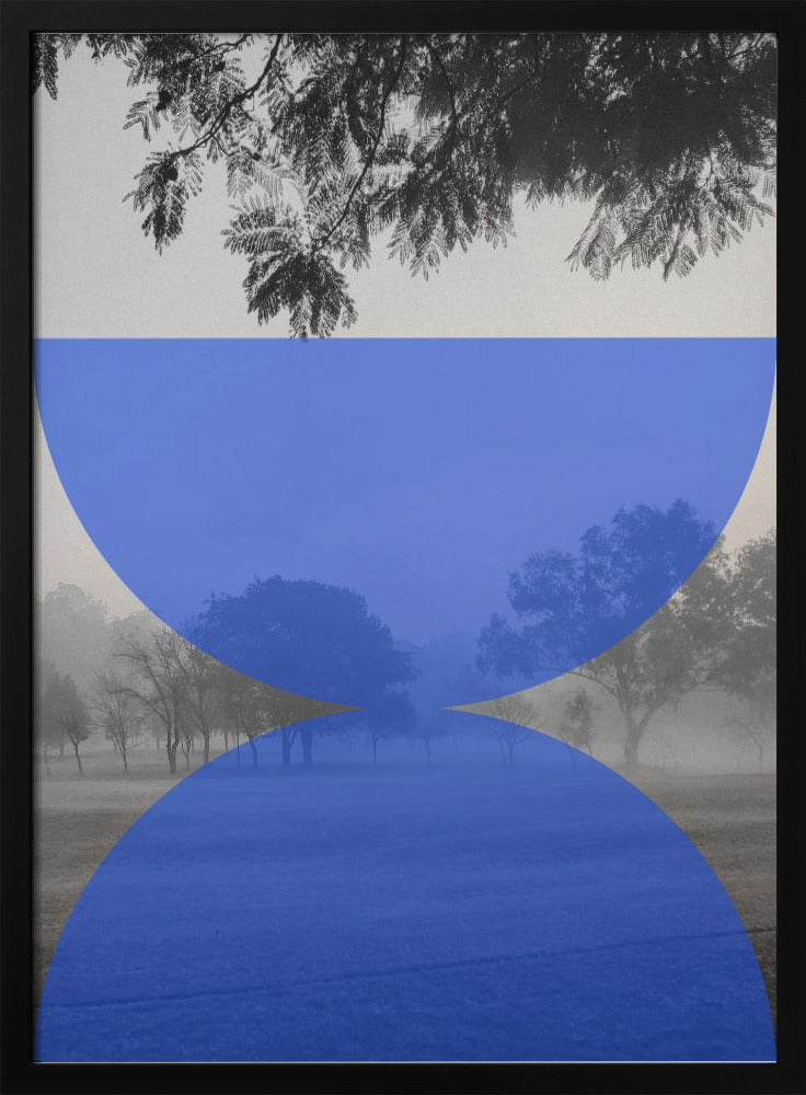 Misty Blue Horizon | Poster