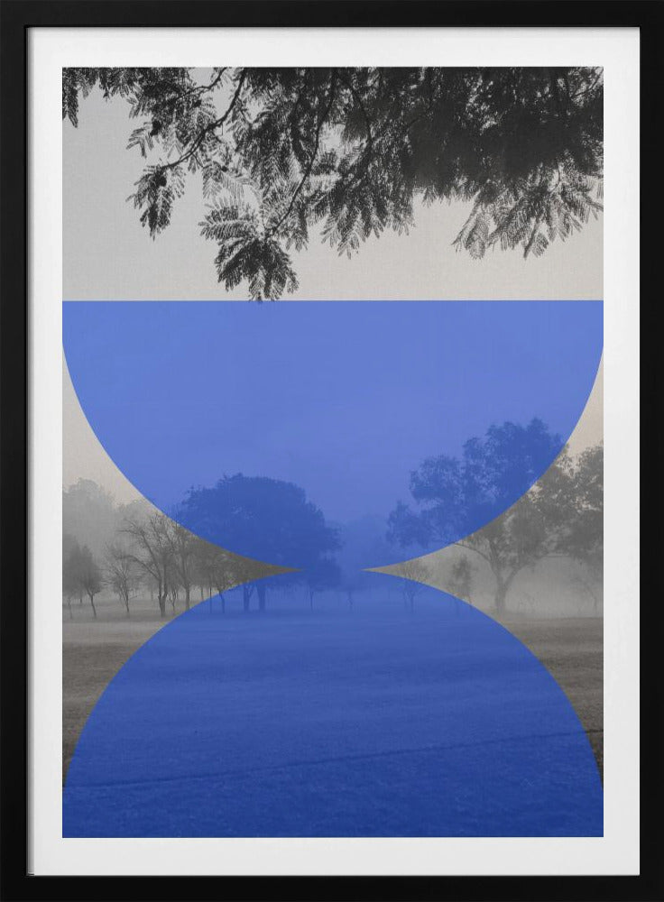 Misty Blue Horizon | Poster
