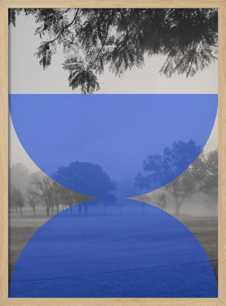 Misty Blue Horizon | Poster