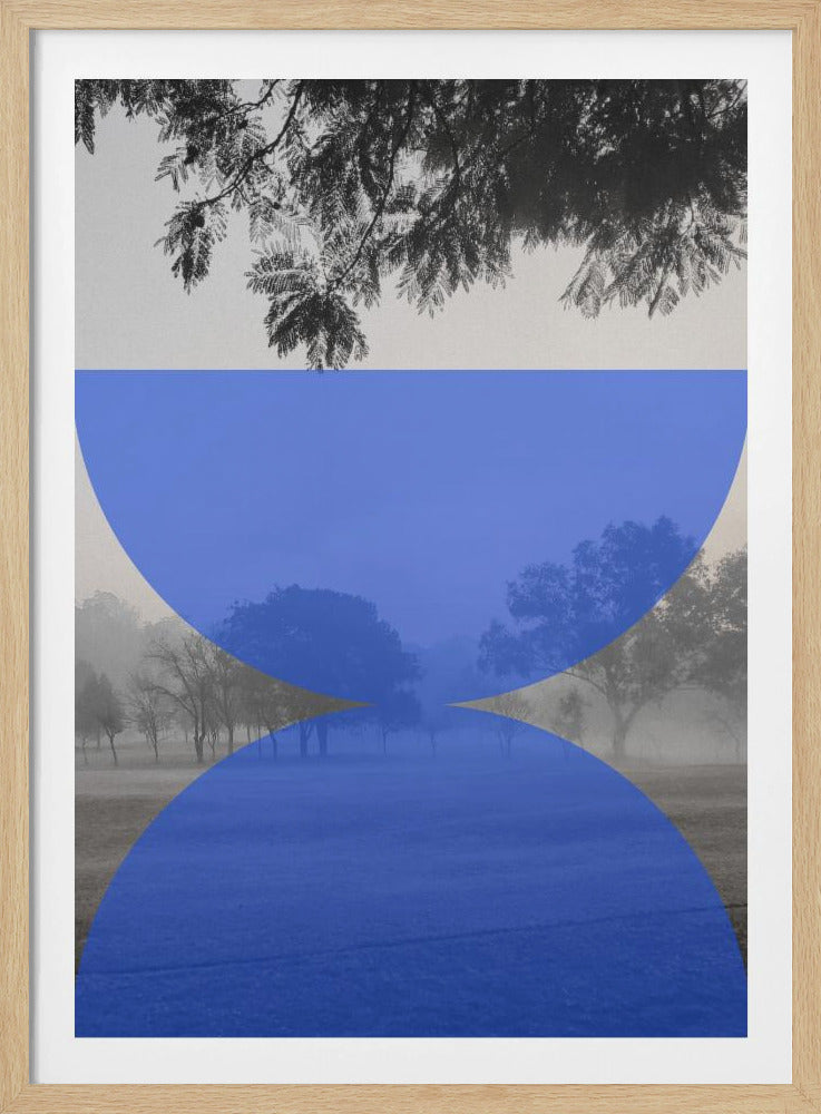 Misty Blue Horizon | Poster