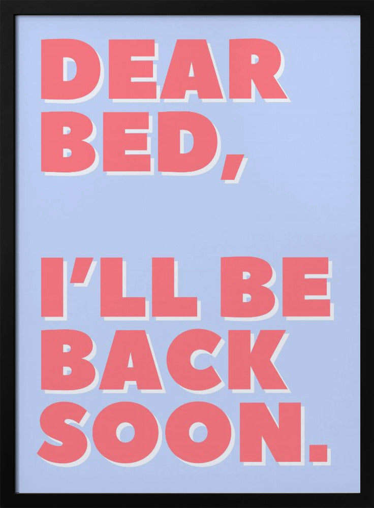 Letter to My Bed | Poster