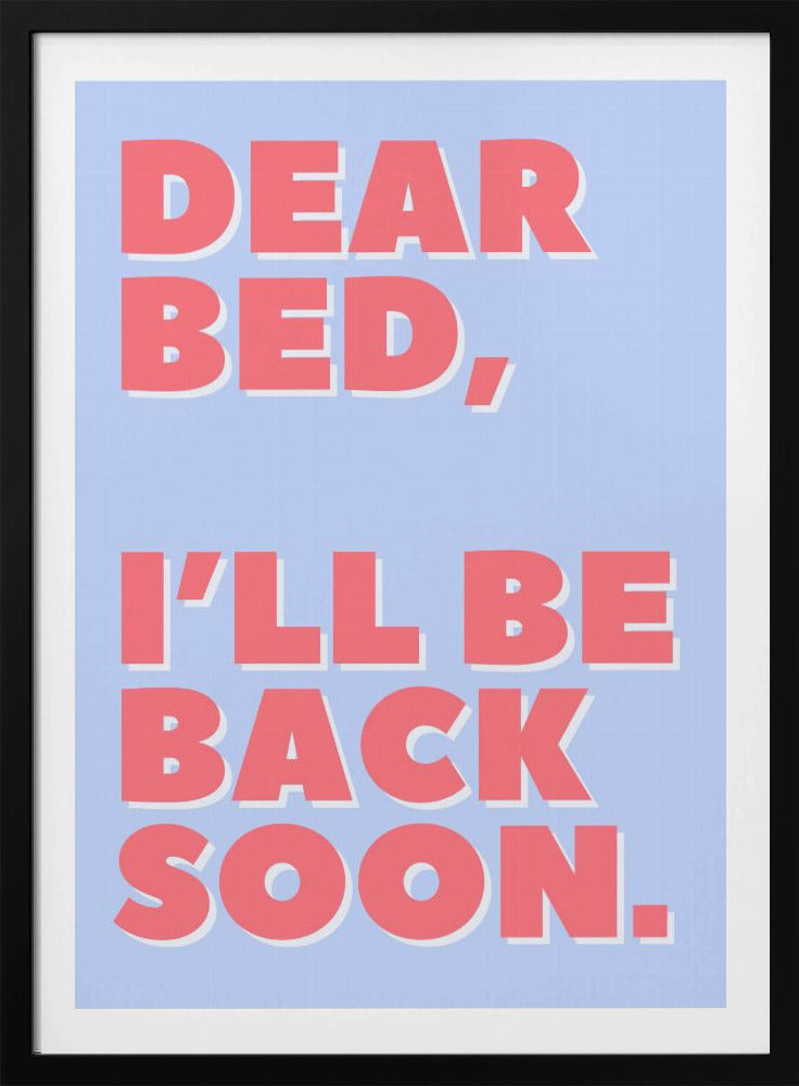 Letter to My Bed | Poster