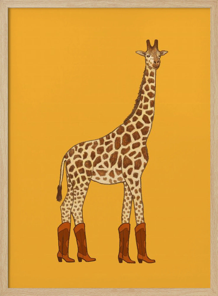 Jolene the Cowgirl Giraffe | Poster