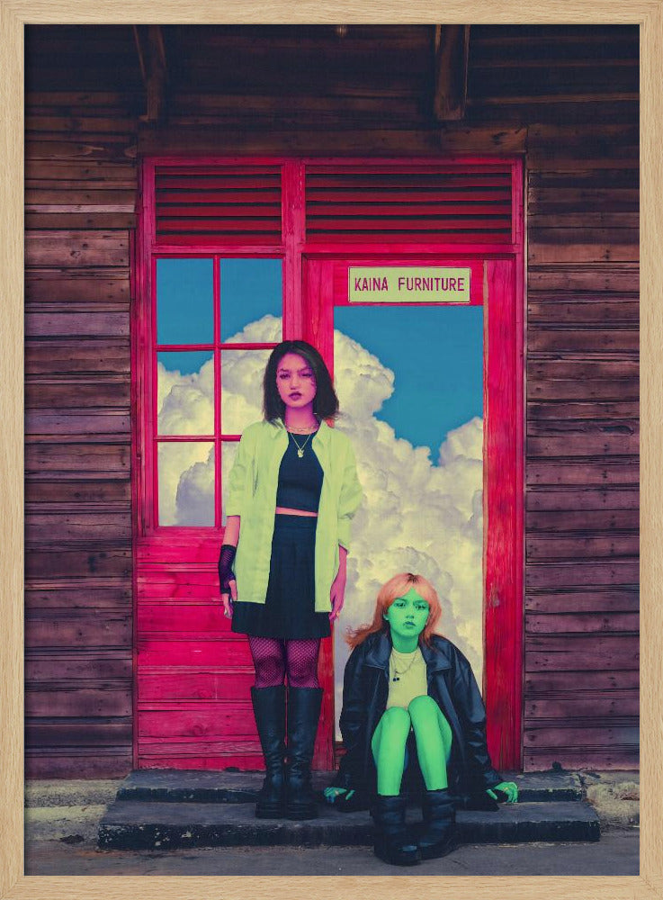 Pink & Green | Poster