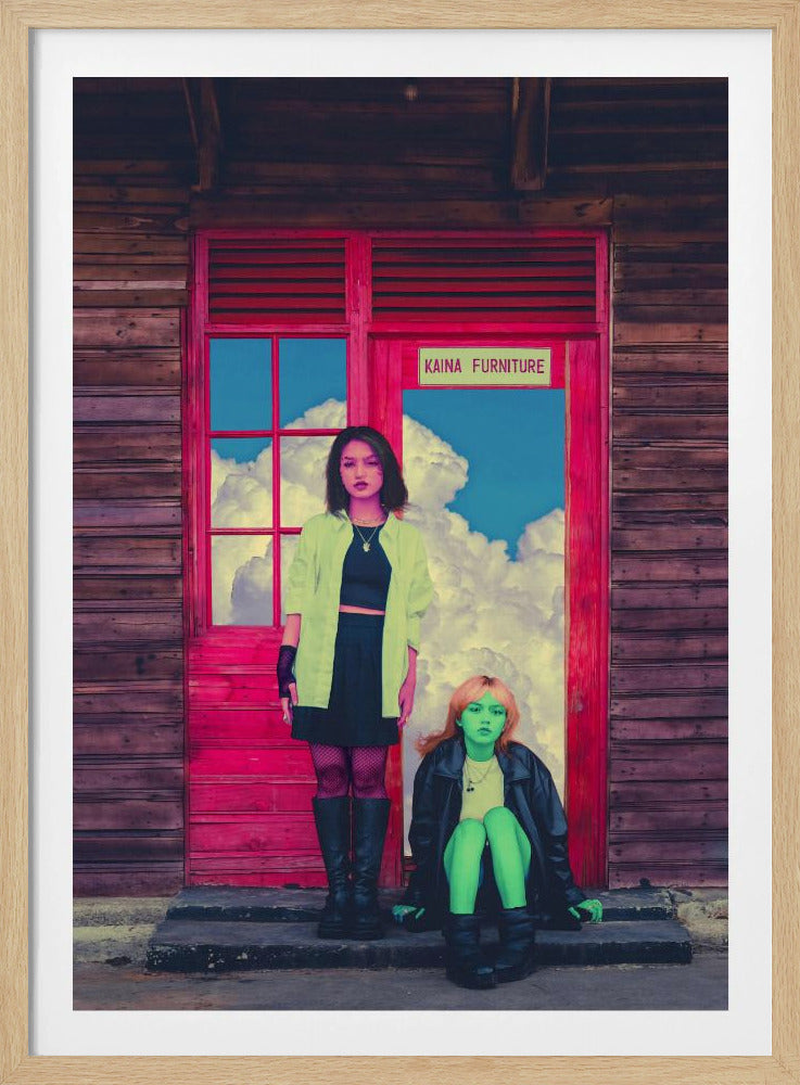 Pink & Green | Poster