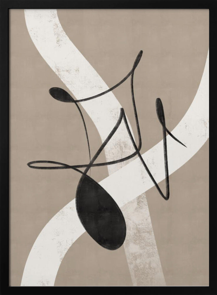 Beige abstract No.2 | Poster