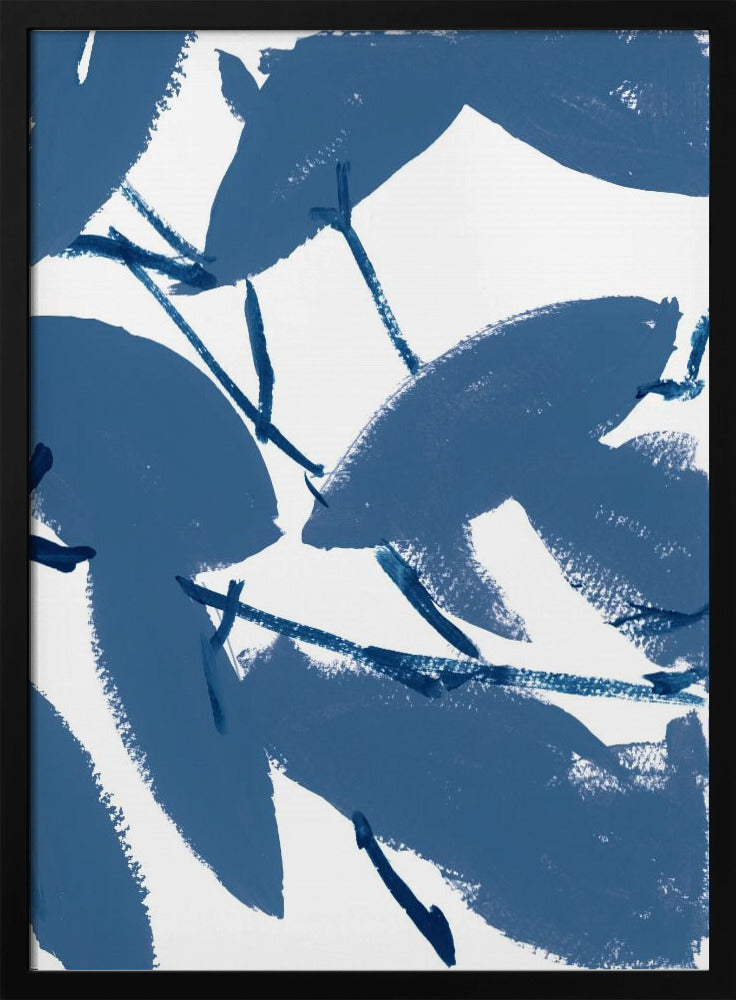 Blue Floral No1 | Poster