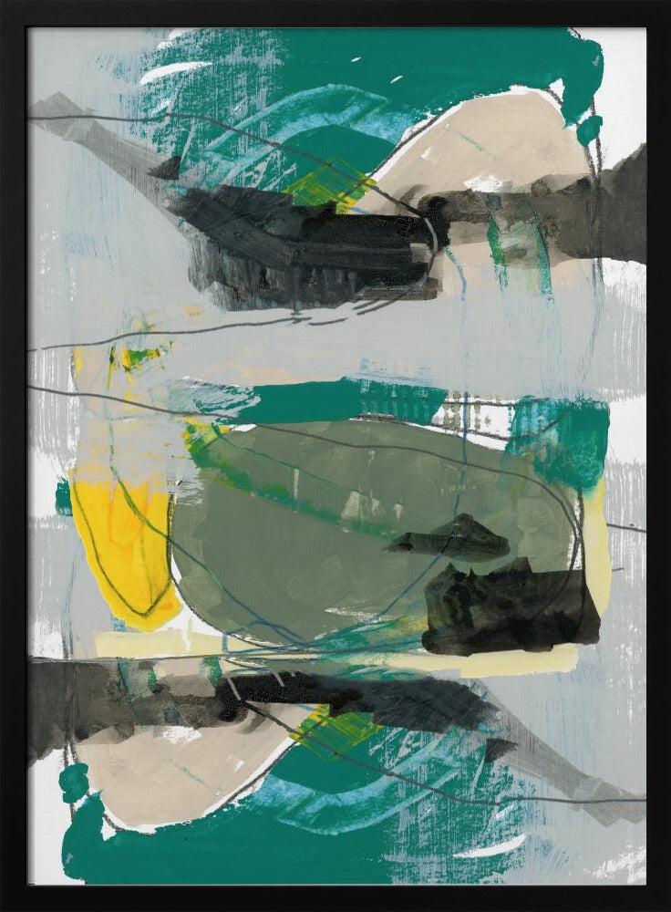 Contemporary Green No1 | Poster