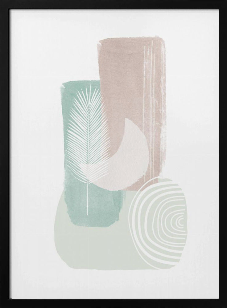 Shapes in Pastel | Poster