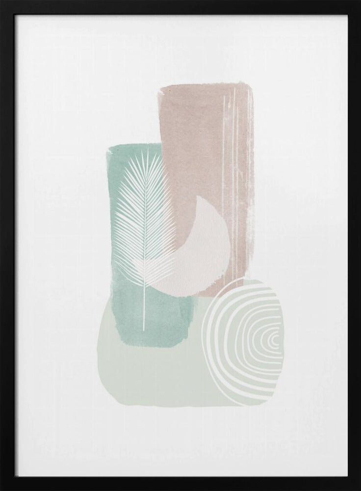Shapes in Pastel | Poster